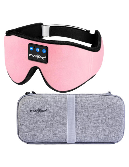 MUSICOZY Máscara de Sueño Bluetooth 3D con Estuche Protector MUSICOZY Máscara de Sueño Bluetooth 3D con Estuche Protector