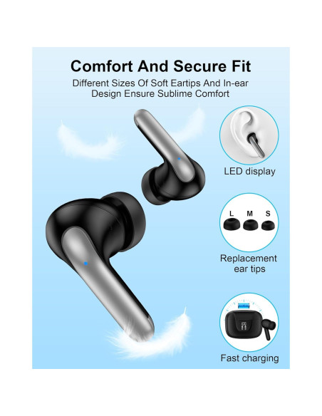 Auriculares Inalámbricos Samsung S42 Bluetooth 5.3 con Micrófono Auriculares Inalámbricos Samsung S42 Bluetooth 5.3 con Micrófono