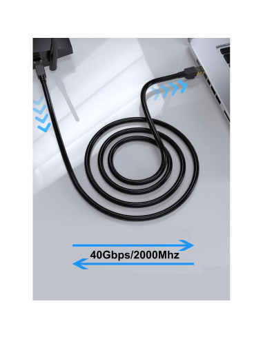 Cable Ethernet Cat 8 Dacrown 10.67 m SFTP Alta Velocidad