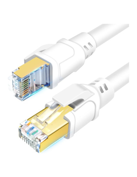 Cable Ethernet CAT 8 DDMALL 6.1m Alta Velocidad 40Gbps Cable Ethernet CAT 8 DDMALL 6.1m Alta Velocidad 40Gbps