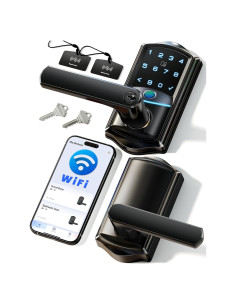 Cerradura Inteligente WiFi Veise VE029 con Huella Dactilar