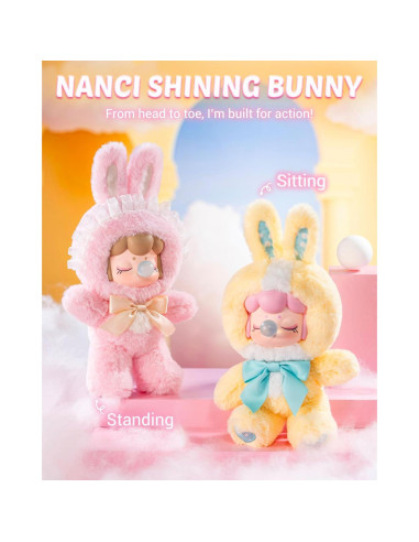 Muñeca de Peluche Rolife Nanci Bunny 25 cm Juguete Sorpresa