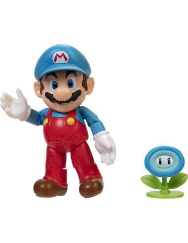 Figura de Acción Super Mario 10 cm - Mario de Hielo con Accesorio