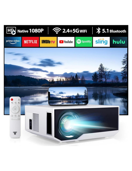 Proyector Mini ZDK 16000 Lúmenes Full HD 1080P WiFi Bluetooth Proyector Mini ZDK 16000 Lúmenes Full HD 1080P WiFi Bluetooth