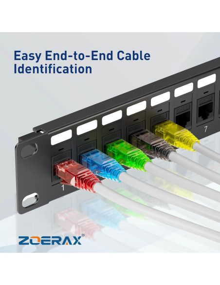 Conectores RJ45 Passthrough Cat6 ZOERAX 100-Pack con Botas Conectores RJ45 Passthrough Cat6 ZOERAX 100-Pack con Botas