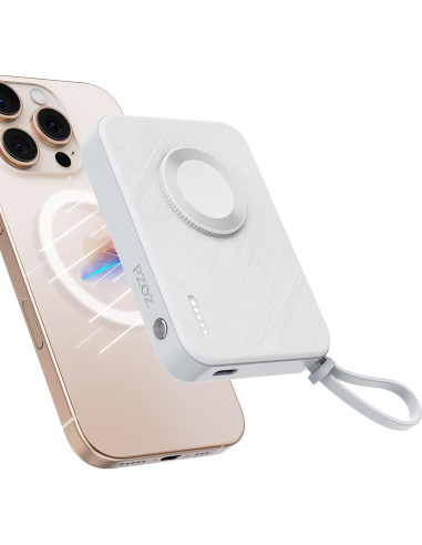Banco de Poder PZOZ 5000mAh Carga Rápida para Apple Watch