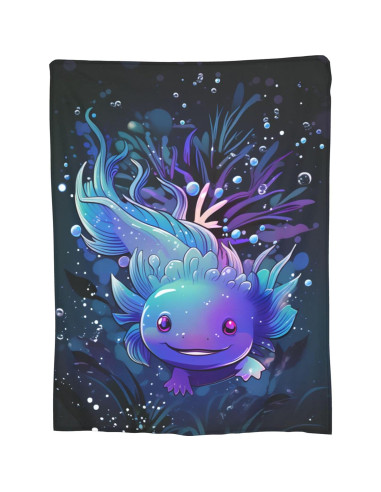 Manta de Lanzar VODRM Axolote 127x152cm Suave y Ligera