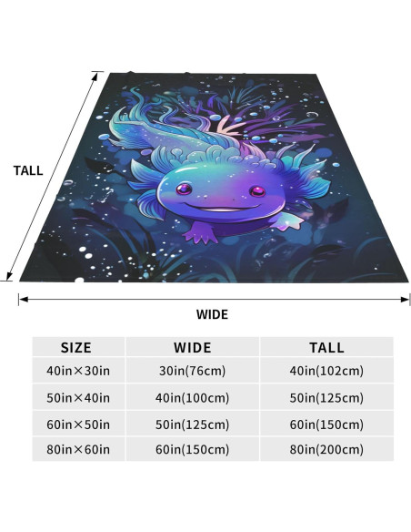 Manta de Lanzar VODRM Axolote 127x152cm Suave y Ligera Manta de Lanzar VODRM Axolote 127x152cm Suave y Ligera