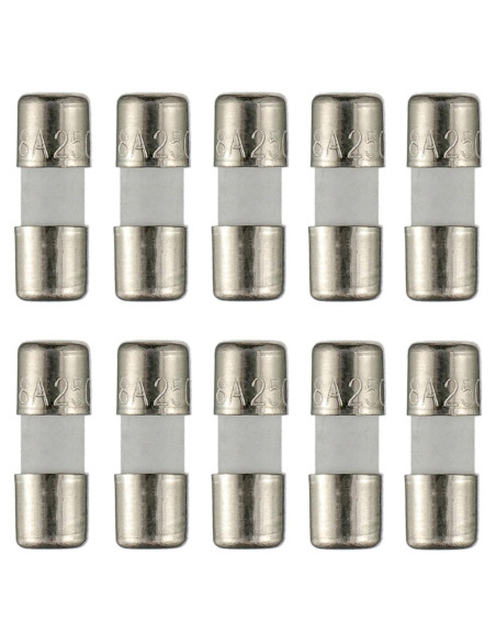 Fusibles Cerámicos BOJACK 3.6x10mm 8A Rápida 20 Piezas Fusibles Cerámicos BOJACK 3.6x10mm 8A Rápida 20 Piezas