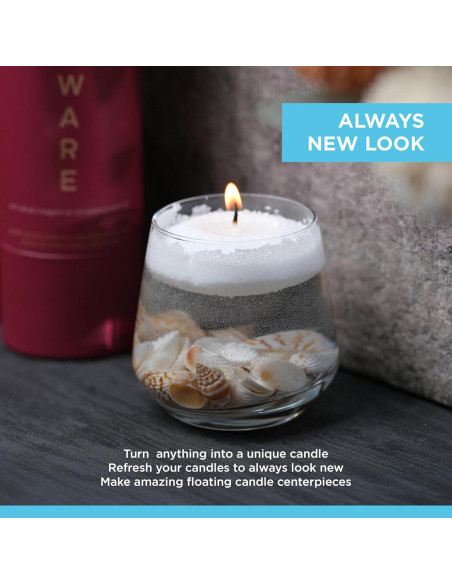Kit de Velas de Arena Perlada Nimaware - 30 Mechas, 249.5 g Kit de Velas de Arena Perlada Nimaware - 30 Mechas, 249.5 g