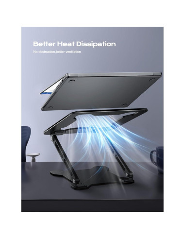 Soporte de Laptop Ajustable LOXP NH02B Ergonómico 10-15.6"