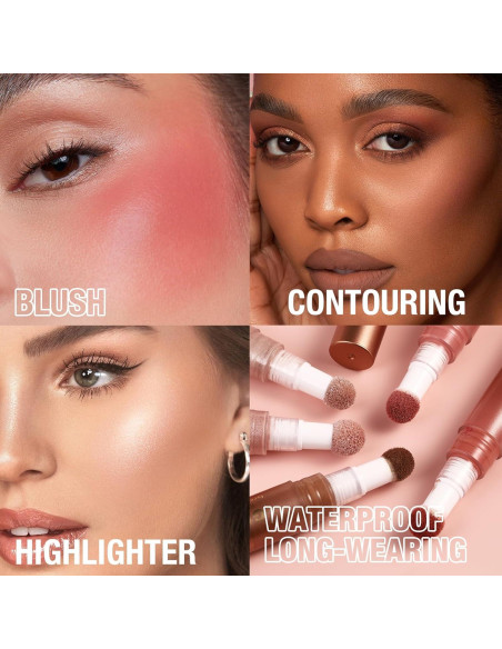 Bastón de Rubor Líquido GLAMEER 29.57 ml Color Rosa3 Bastón de Rubor Líquido GLAMEER 29.57 ml Color Rosa3