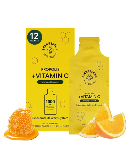 Vitamina C Liposomal Beekeeper's Naturals 1000mg 12 Paquetes Vitamina C Liposomal Beekeeper's Naturals 1000mg 12 Paquetes