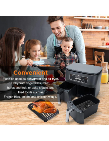 Sartén para Freír al Aire Ninja Foodi 6QT 8QT Acero Inoxidable