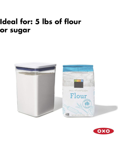 Juego de 6 Recipientes OXO Good Grips 4.4 qt con Cucharas