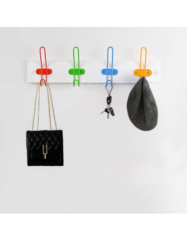 Ganchos de Pared Coloridos Zagxuade para Niños - Alta Resistencia