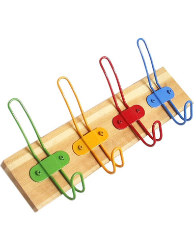 Ganchos de Pared Coloridos Zagxuade para Niños - Alta Resistencia