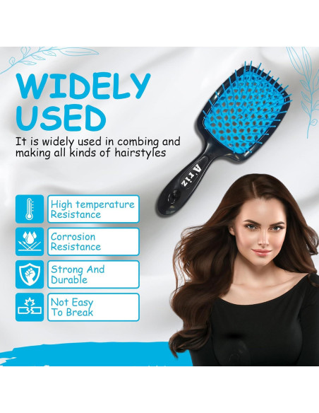 Cepillo Desenredante A'riz Azul - Sin Dolor para Todo Tipo de Cabello Cepillo Desenredante A'riz Azul - Sin Dolor para Todo Tipo de Cabello