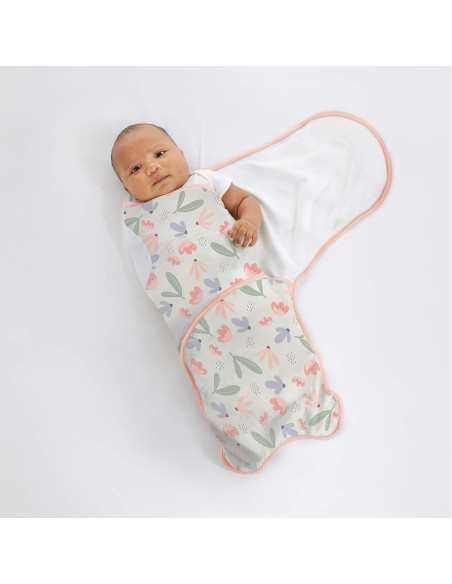 Conjunto de Envoltura Ajustable Ingenuity 2 Swaddles Floral Conjunto de Envoltura Ajustable Ingenuity 2 Swaddles Floral