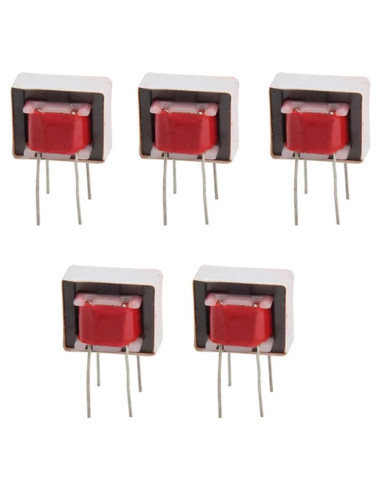 Transformador de Aislamiento HiLetgo EI14 600 Ohm 5 Pcs