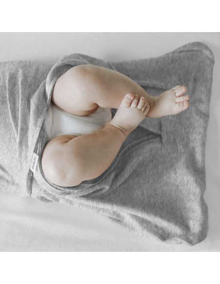 Saco de Sueño HALO Algodón 100% Ajustable TOG 1.5 Gris Pequeño Saco de Sueño HALO Algodón 100% Ajustable TOG 1.5 Gris Pequeño