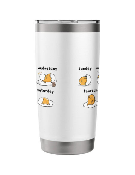 Vaso Térmico de Acero Inoxidable Sanrio Gudetama 591 ml Vaso Térmico de Acero Inoxidable Sanrio Gudetama 591 ml