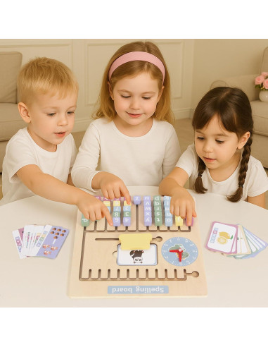 Juego Educativo de Hechizos de Madera WOODENFUN para Niños 3+