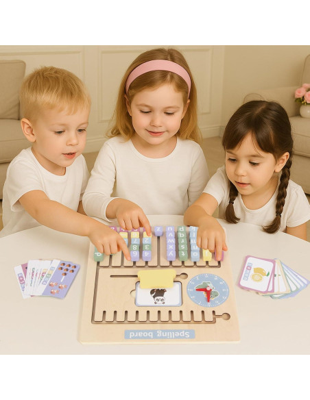 Juego Educativo de Hechizos de Madera WOODENFUN para Niños 3+ Juego Educativo de Hechizos de Madera WOODENFUN para Niños 3+