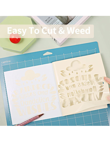 Vinilo Adhesivo Permanente AHIJOY 30.48cm x 2.44m Mate Blanco Marfil