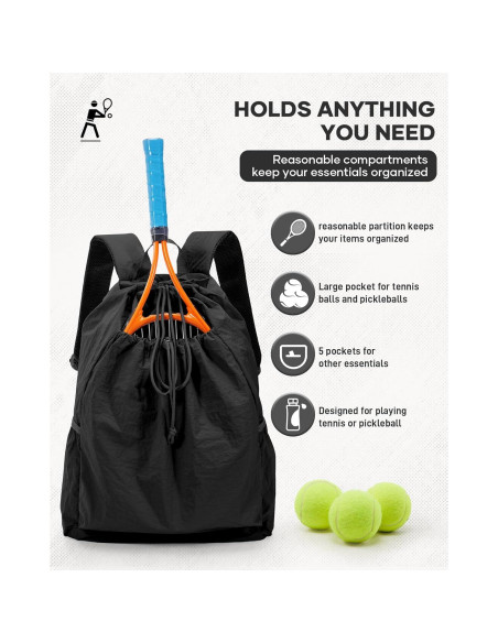 Bolsa de Raqueta de Tenis WEPLAN Impermeable 28L Unisex Bolsa de Raqueta de Tenis WEPLAN Impermeable 28L Unisex