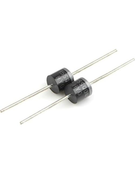 Diodos Schottky Axiales Tovip 15A 45V para Paneles Solares (20 Pcs) Diodos Schottky Axiales Tovip 15A 45V para Paneles Solares (20 Pcs)