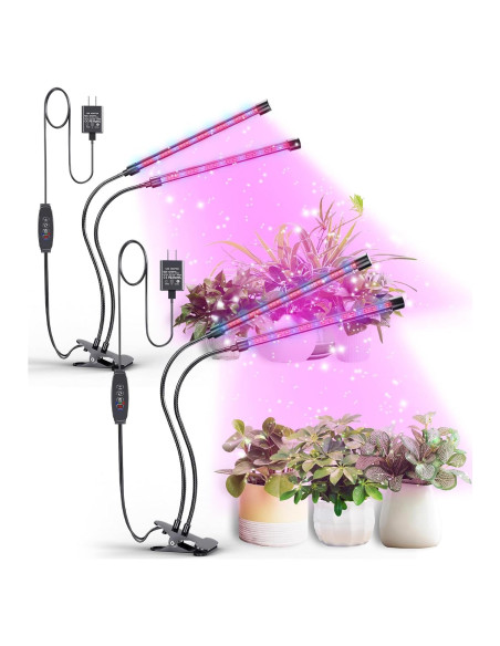 Luz de Crecimiento Bseah 10W Espectro Completo 2 Paquetes Luz de Crecimiento Bseah 10W Espectro Completo 2 Paquetes