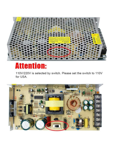 Fuente de Alimentación 24V 10A 240W inShareplus Regulada
