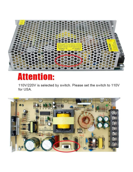Fuente de Alimentación 24V 10A 240W inShareplus Regulada Fuente de Alimentación 24V 10A 240W inShareplus Regulada