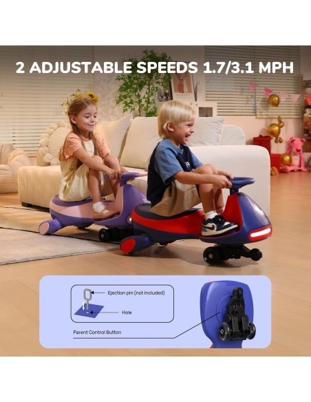 Coche Eléctrico Wiggle FanttikRide 6V Azul con Bluetooth Coche Eléctrico Wiggle FanttikRide 6V Azul con Bluetooth