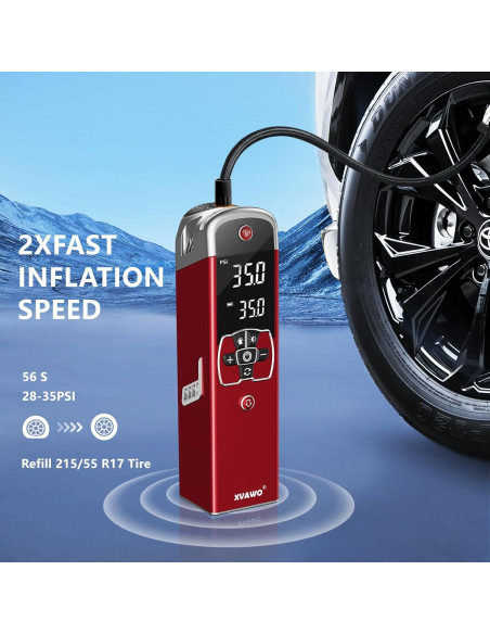 Compresor de Aire Portátil XVAWO X22-R 150PSI Inalámbrico Compresor de Aire Portátil XVAWO X22-R 150PSI Inalámbrico