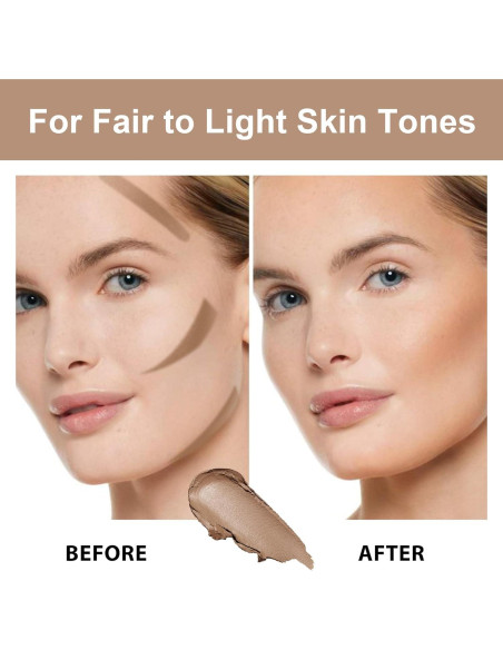 Barra de Contorno FV 01 Ámbar para Piel Clara, Resistente al Agua Barra de Contorno FV 01 Ámbar para Piel Clara, Resistente al Agua