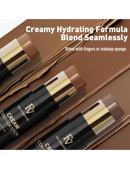 Barra de Contorno FV 01 Ámbar para Piel Clara, Resistente al Agua Barra de Contorno FV 01 Ámbar para Piel Clara, Resistente al Agua