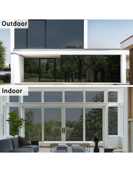 Película de Privacidad para Ventanas ConCus-T 30x200cm Negro Película de Privacidad para Ventanas ConCus-T 30x200cm Negro