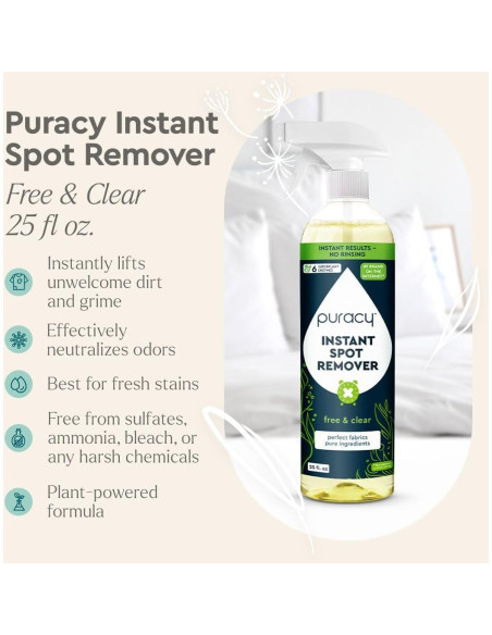 Puracy Removedor de Manchas Instantáneo 740ml - Spray Limpiador Puracy Removedor de Manchas Instantáneo 740ml - Spray Limpiador