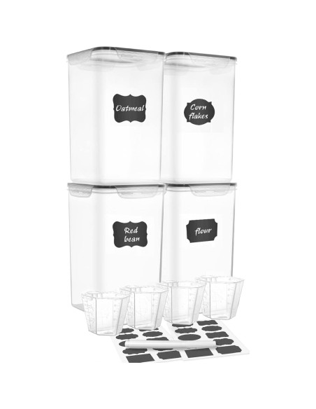 Contenedores de Almacenamiento Herméticos M MCIRCO 6.5L - Juego de 4 Contenedores de Almacenamiento Herméticos M MCIRCO 6.5L - Juego de 4