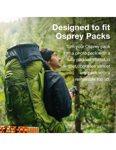 Estuche de Cámara Osprey PhotoLid Gris Carbón 0.68kg Estuche de Cámara Osprey PhotoLid Gris Carbón 0.68kg