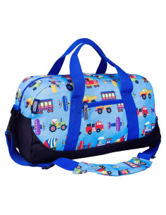 Bolsa de viaje Wildkin para niños 45.72x22.86cm Trenes Aviones Camiones