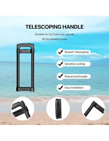 Mango Telescópico LBB-Parts para Cooler Igloo 60 Qt