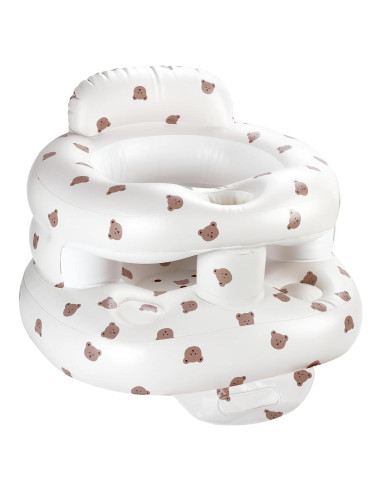 Asiento Inflable para Bebés Oso-Rail con Soporte Ergonómico