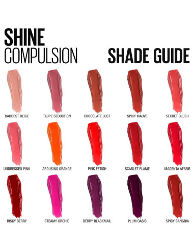 Lápiz Labial Maybelline Color Sensational Berry Blackmail 2.83g