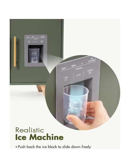 Cocina de Juguete de Madera ROBOTIME con Dispensador de Hielo Cocina de Juguete de Madera ROBOTIME con Dispensador de Hielo