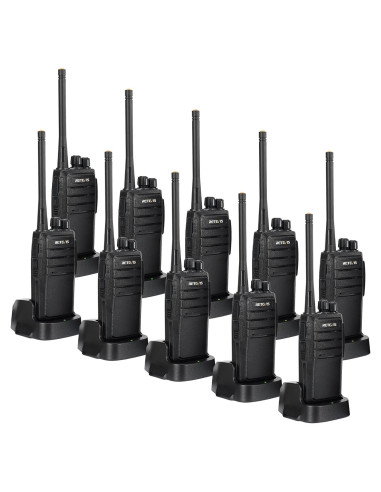 Walkie Talkies Retevis RT21 Recargables 10 Unidades 1100mAh