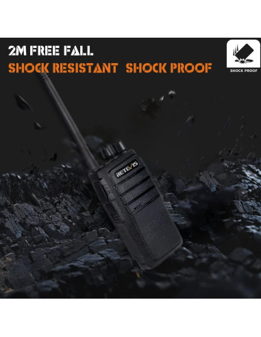 Walkie Talkies Retevis RT21 Recargables 10 Unidades 1100mAh