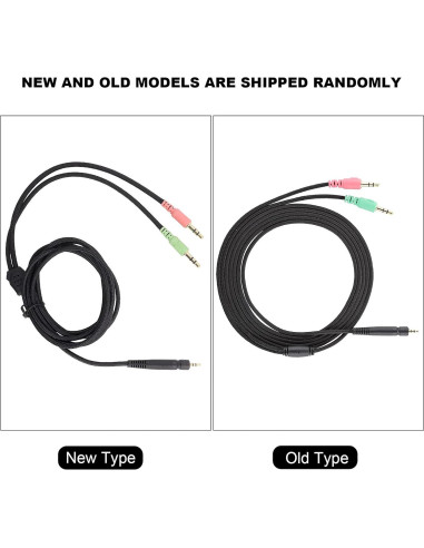 Cable de Auriculares Gaming Zopsc 1.3m para Sennheiser
